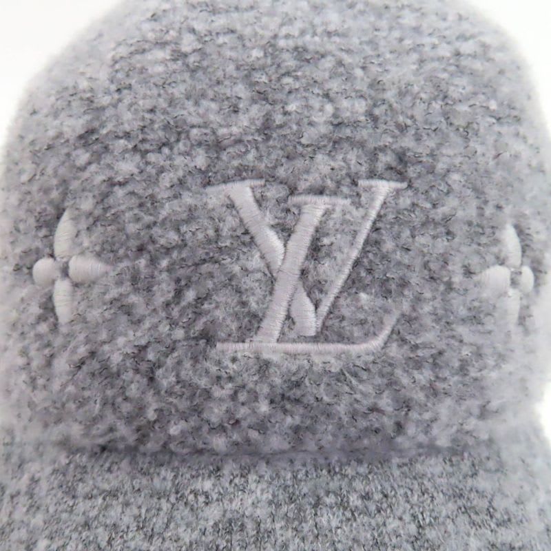 Louis Vuitton M7251 L Cap Wool Gram Monogram Hat Gray Box Storage Bag — view 9