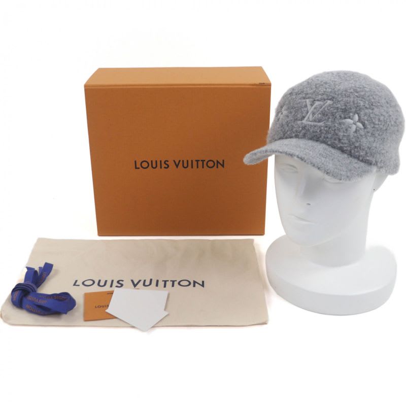 Louis Vuitton Monogram Cap M7251 Wool Gray