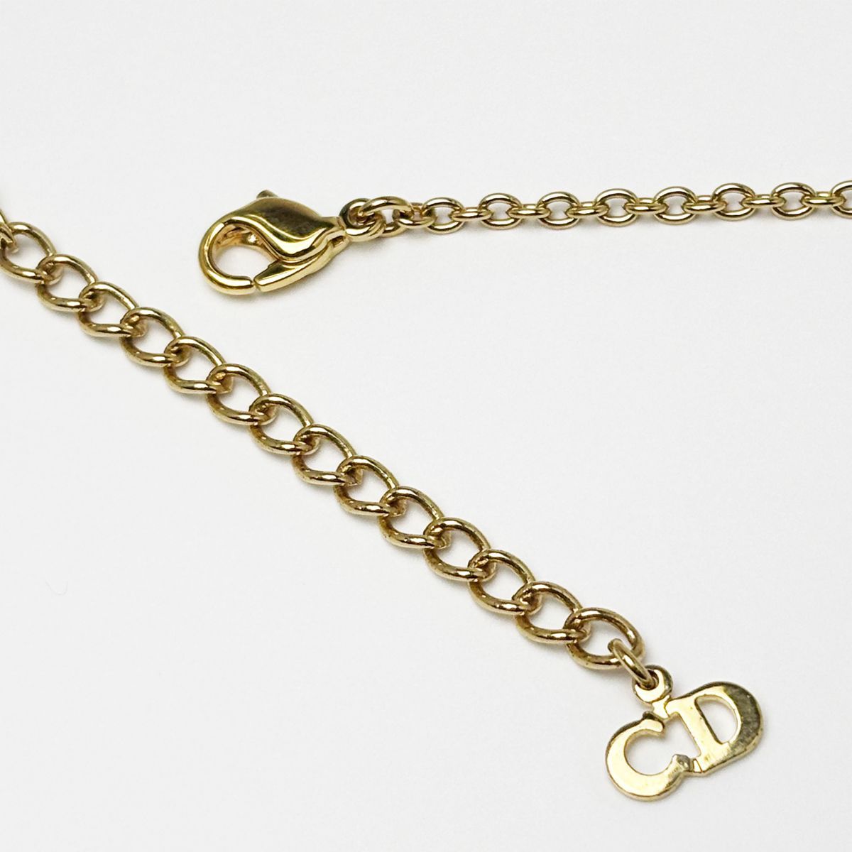 Dior Necklace CD Logo Gold Pendant — view 7
