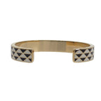 Prada Enamel Metal Bracelet M 1 Ib846 2 Co2 f0 tty Bangle Black White — view 5