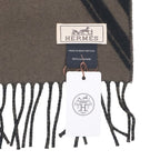 Hermes T Zigzag Sangle Cashmere Muffler Scarf — view 2