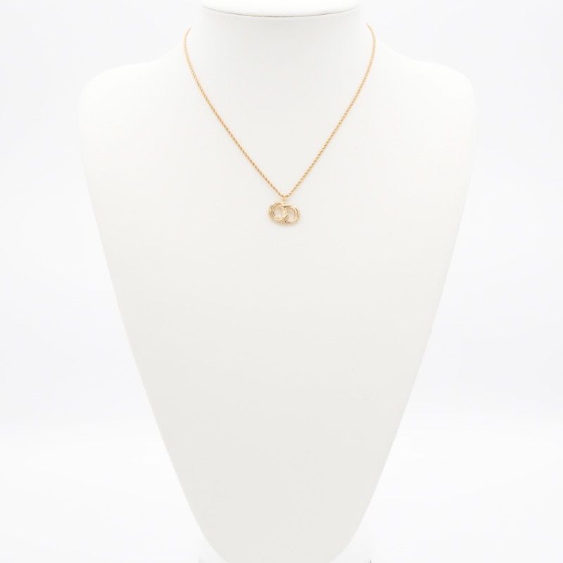 Christian Dior Necklace Pendant Choker Logo CD Vintage — view 9