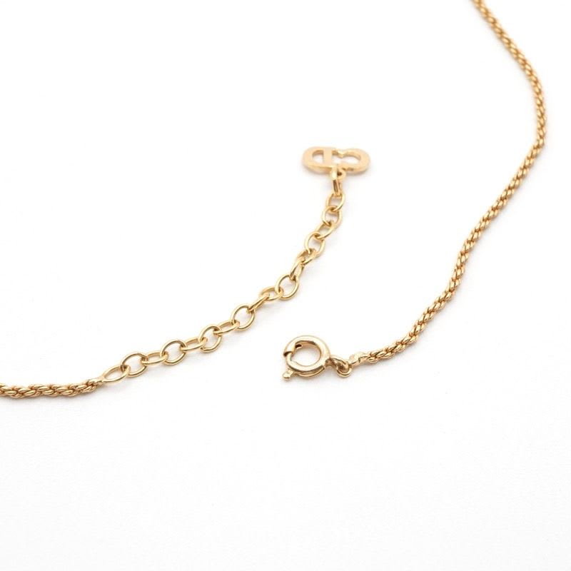 Christian Dior Necklace Pendant Choker Logo CD Vintage — view 6