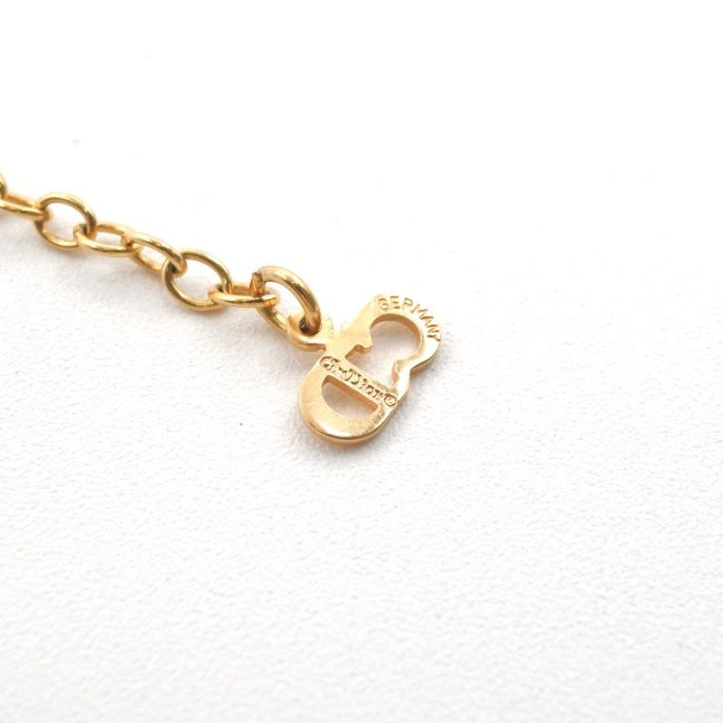 Christian Dior Necklace Pendant Choker Logo CD Vintage — view 7