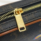 Celine Camera Bag Shoulder Triomphe Canvas Brown Multicolo — view 7