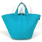 Hermes Handbag Panier De Plage PM Cotton Blue — view 3
