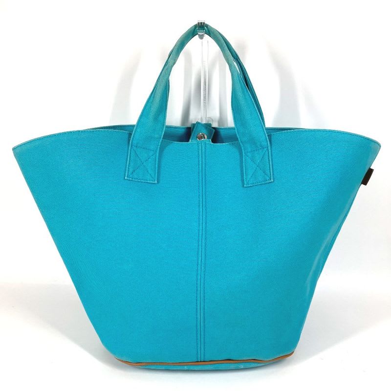 Hermes Handbag Panier De Plage PM Cotton Blue — view 3