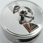 Hermes Scarf Ring Collier de Chien Metal Silver Accessories Box — view 3