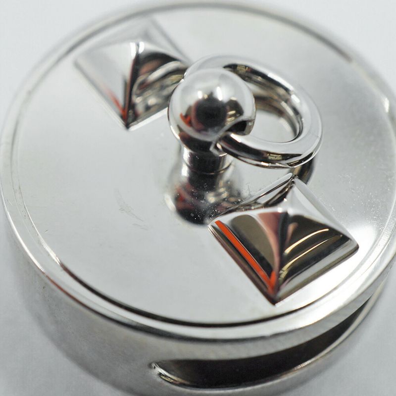 Hermes Scarf Ring Collier de Chien Metal Silver Accessories Box — view 3