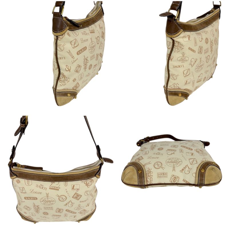 Loewe 160 Th Anniversary One Shoulder Hobo Bag Limited Edition Beige
