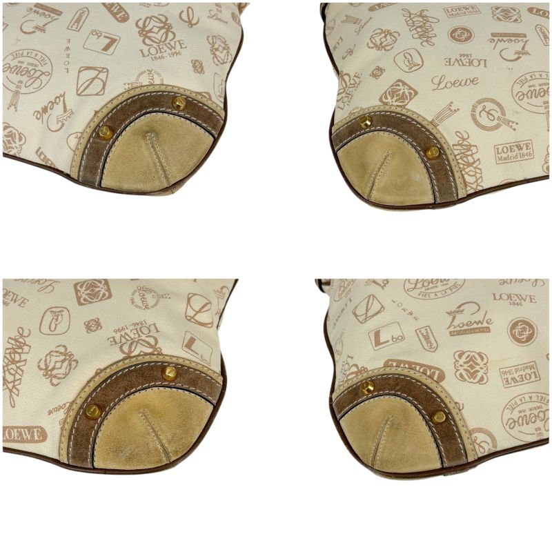 Loewe 160 Th Anniversary One Shoulder Hobo Bag Limited Edition Beige