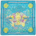 Hermes Scarf Carre 90 Light Blue Atlantic Meeting Cleaned — view 2