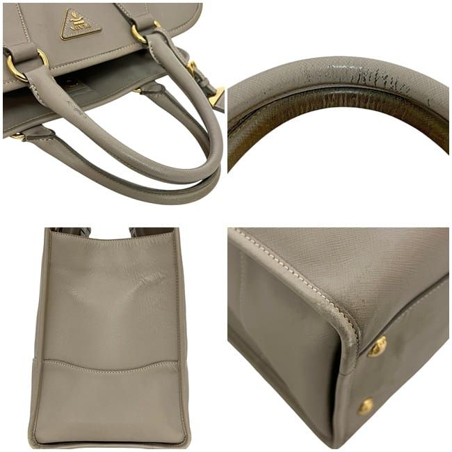 Prada 2-Way Bag Beige Bn2254 Saffiano Leather — view 8