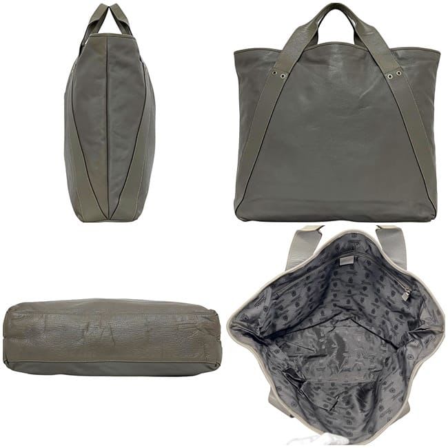 Gucci Tote Bag Gray Hysteria Leather