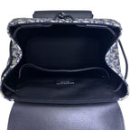 Christian Dior Backpack Saddle Black Beige Navy