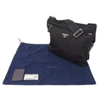 Prada Bag Shoulder Nylon Black Va0563 Crossbody