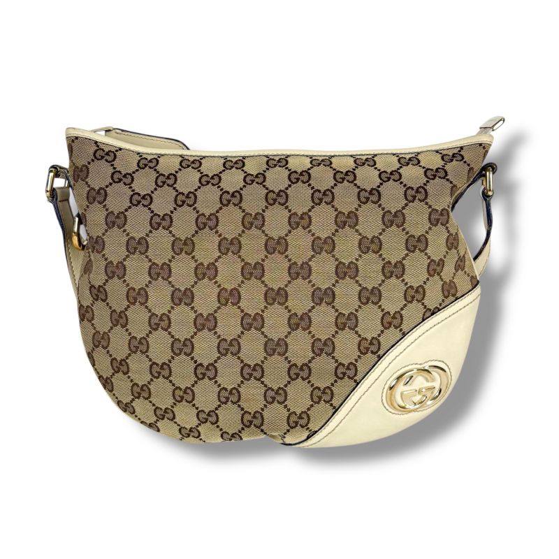 Gucci GG Canvas Shoulder Bag Crossbody Interlocking Sookie Line