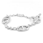 Hermes Bracelet Chaine D'ancre Farande AG 925 SV Silver Jewelry — view 5