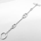 Hermes Bracelet Chaine D'ancre Farande AG 925 SV Silver Jewelry — view 9