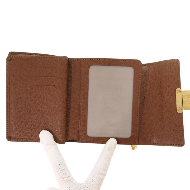 Louis Vuitton Portefeuille Koala Monogram Canvas Brown Trifold — view 5