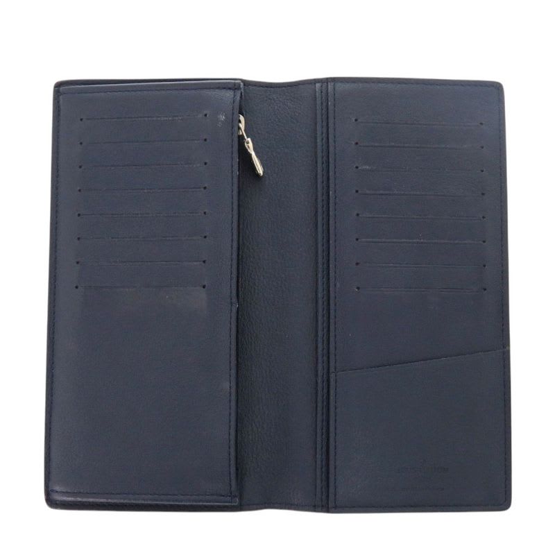 Louis Vuitton Portefeuille Plaza Taurillon Leather Ocean Navy Long — view 3