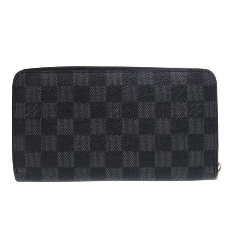 Louis Vuitton Zippy Organizer Damier Graphite Black Long Wallet — view 2
