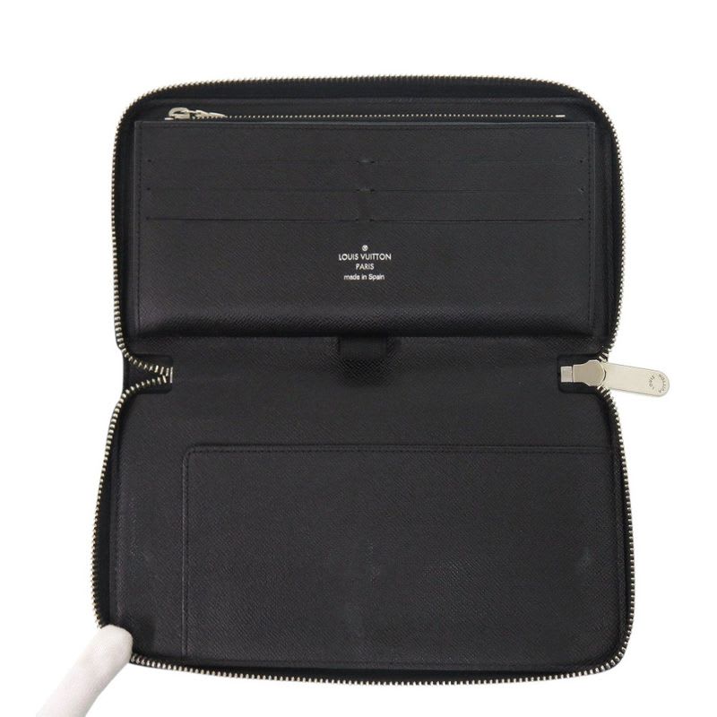 Louis Vuitton Zippy Organizer Damier Graphite Black Long Wallet — view 3