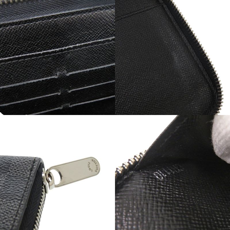 Louis Vuitton Zippy Organizer Damier Graphite Black Long Wallet — view 8