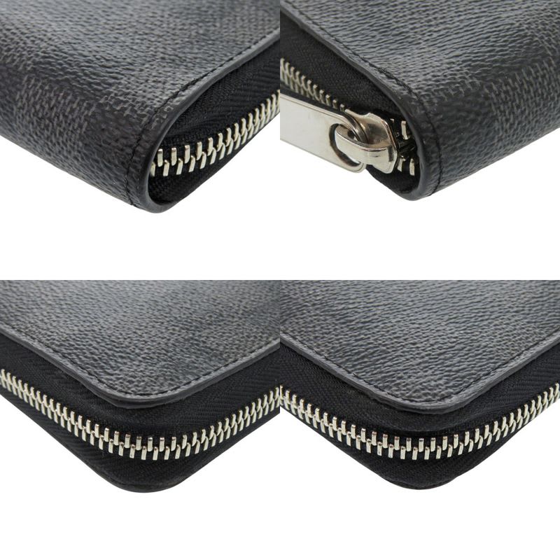 Louis Vuitton Zippy Organizer Damier Graphite Black Long Wallet — view 4