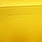Bottega Veneta The Classic Matte Croco Yellow Shoulder Bag 0341
