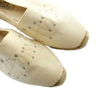 Hermes Espadrilles Slip-on Canvas Logo Star 36 Beige GY11 — view 3
