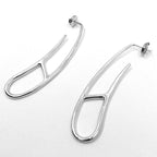 Hermes Chaine Dancre Punk Earrings AG 925 SV Silver Pair — view 4