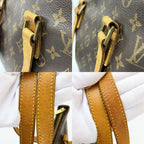 Louis Vuitton Tote Bag Cabas Piano Monogram Leather Brown Shoulder Bag