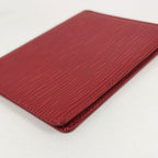 Louis Vuitton Porto 2 Cult Vertical Pass Case Epi Castilian Red — view 5