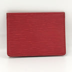 Louis Vuitton Porto 2 Cult Vertical Pass Case Epi Castilian Red — view 4