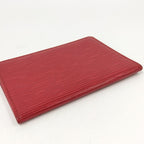 Louis Vuitton Porto 2 Cult Vertical Pass Case Epi Castilian Red — view 7