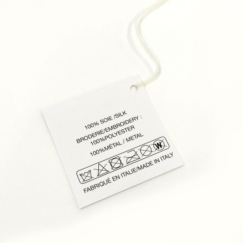 Chanel Barrette Ribbon Coco Mark White — view 7