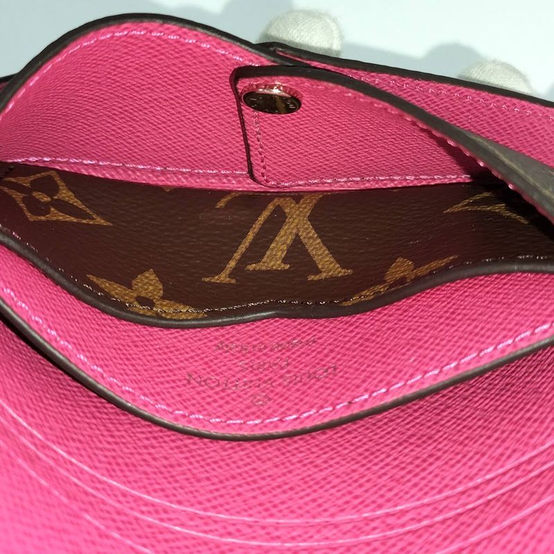 Louis Vuitton Card Case Holder Kirigami Monogram Pondicherry Pink — view 9
