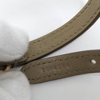 Celine Les Cuirs Bracelet Double Leather Khaki — view 9