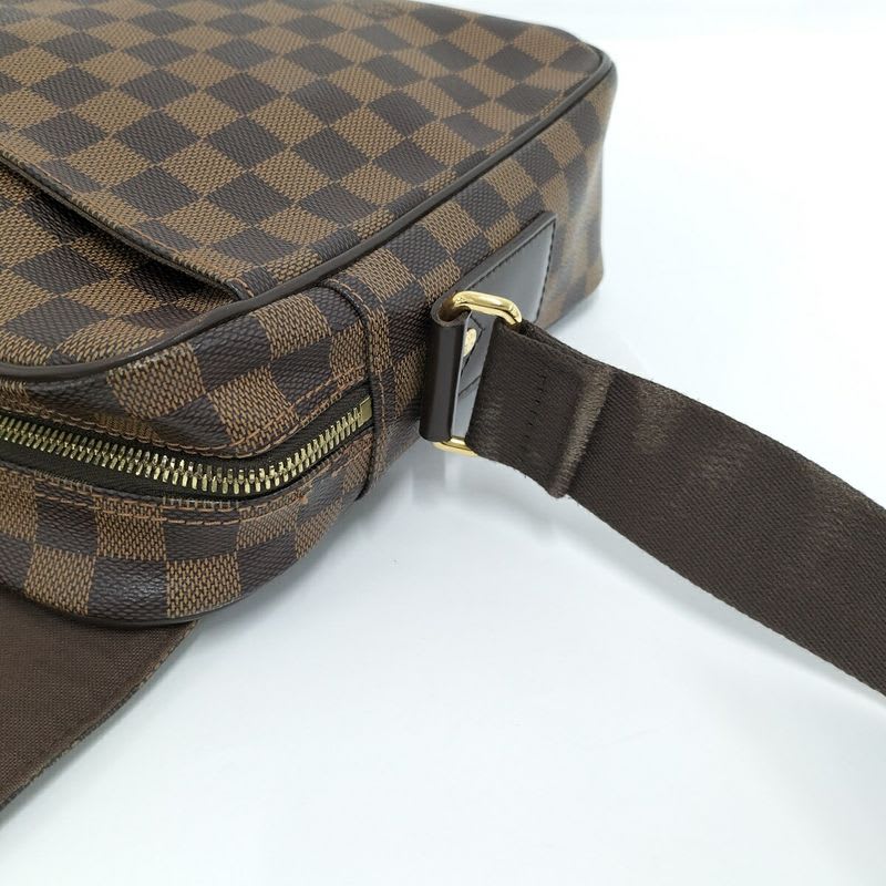 Louis Vuitton Shelton MM Shoulder Bag Damier Ebene