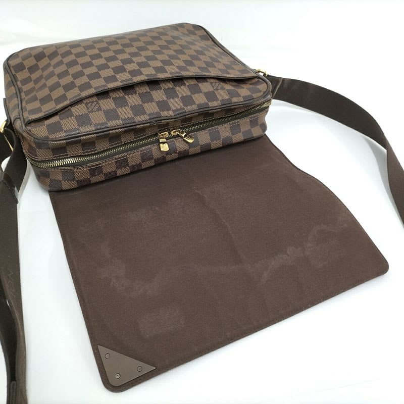 Louis Vuitton Shelton MM Shoulder Bag Damier Ebene