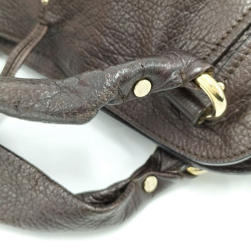 Celine Bitter Sweet Handbag Leather Brown