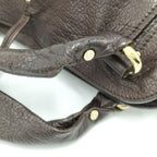 Celine Bitter Sweet Handbag Leather Brown