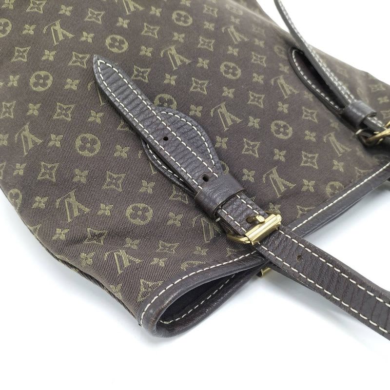 Louis Vuitton Bucket PM Handbag Monogram Mini Lin — view 7