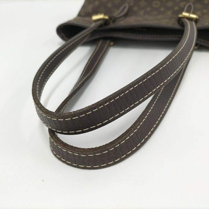 Louis Vuitton Bucket PM Handbag Monogram Mini Lin — view 8