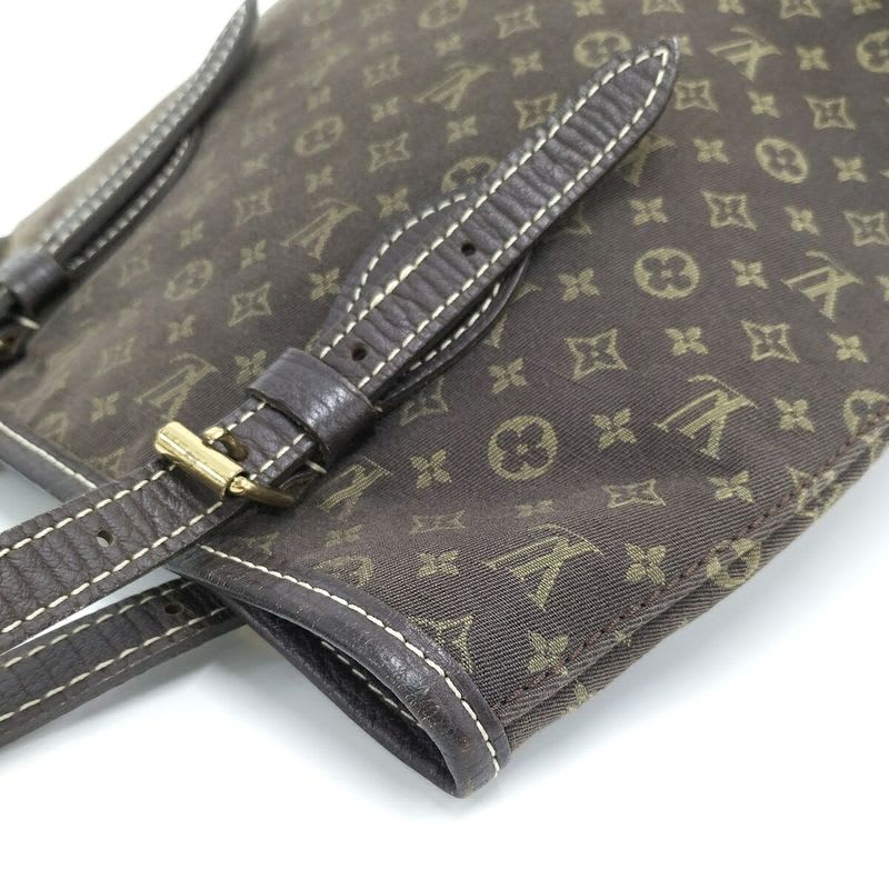 Louis Vuitton Bucket PM Handbag Monogram Mini Lin — view 6