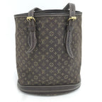 Louis Vuitton Bucket PM Handbag Monogram Mini Lin — view 3
