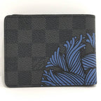 Louis Vuitton Portefeuille Leather Under Bifold Wallet Damier Graphite — view 3