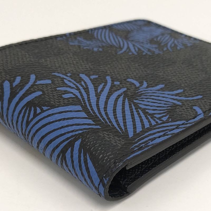 Louis Vuitton Portefeuille Leather Under Bifold Wallet Damier Graphite — view 5