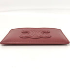 Celine Card Case Triomphe Leather Pink — view 8